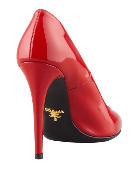 prada pumps red bottom|prada heels red bottom.